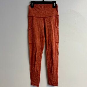 Aerie OFFLINE High Waisted Pocket Legging in Orange. Size XS/S.